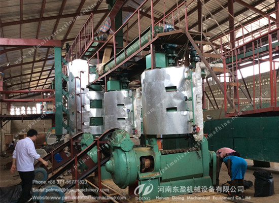 Edible oil processing machine