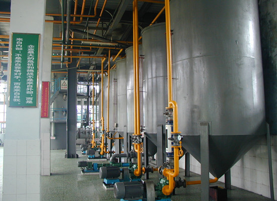 Corn germ oil refining machine