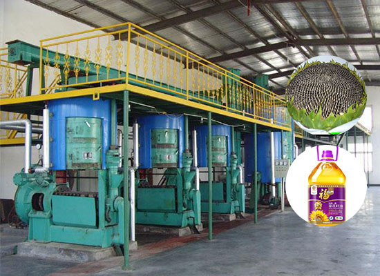 Sunflower oil mill plant