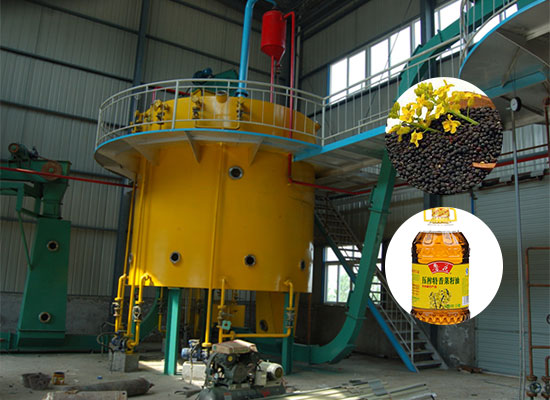 Rapeseed oil mill plant