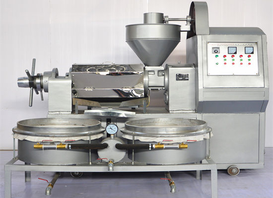 Integrated sunflower oil press machine with filter