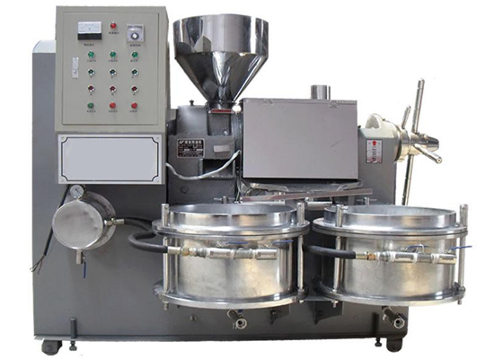 Integrated sesame oil press machine with filter