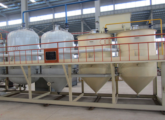 Small scale palm oil refining machine