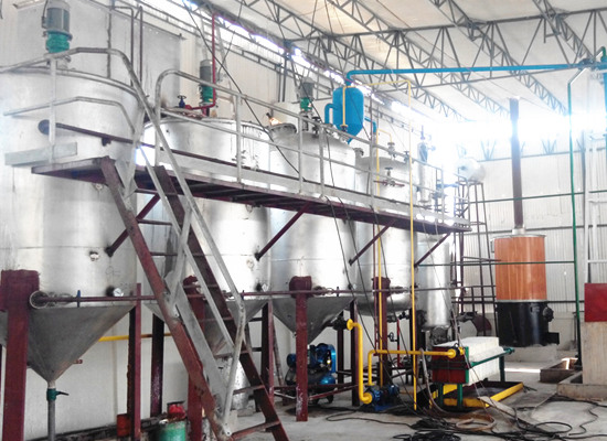 What types of edible oil can be refined by edible oil refinery plant?