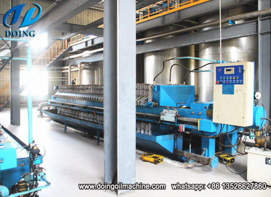 Cooking oil refining purpose and process