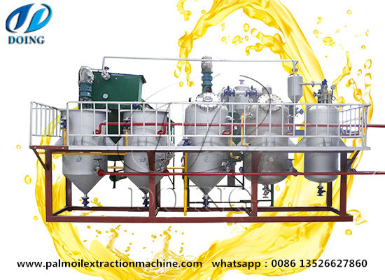 Brief introduction of refining grade of cooking oil refining machine