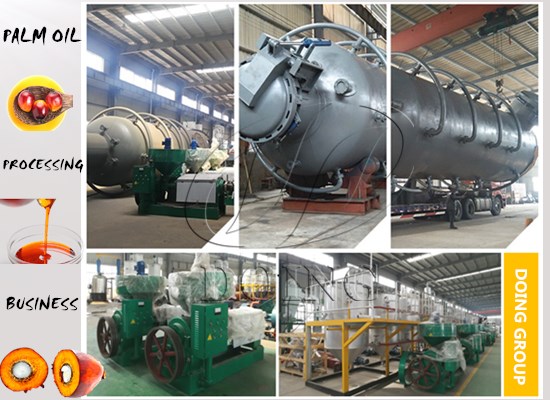 Tanzanian client came to Doing Company for inspection of palm oil extraction machine