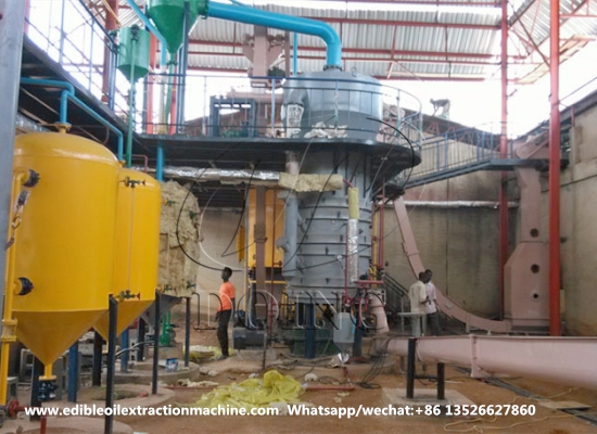 Soybean oil solvent extraction plant