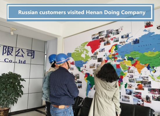 Russian customers bought one set 20tpd rice bran oil processing machine from Henan Doing Company