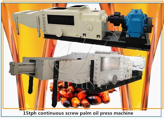 15tph automatic continuous screw palm oil expeller machine working video and customer feedback