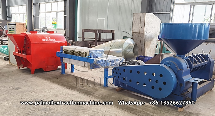 Small scale palm kernel oil processing equipment photo