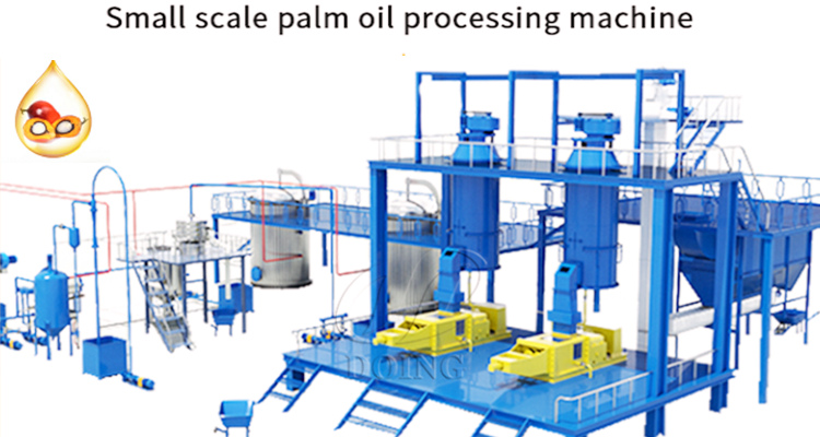 Small scale palm oil production line