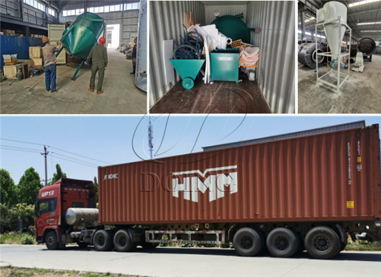 2TPH palm kernel husking and separating machine and 1TPH palm kernel oil processing machine will be shipped to the Philippines