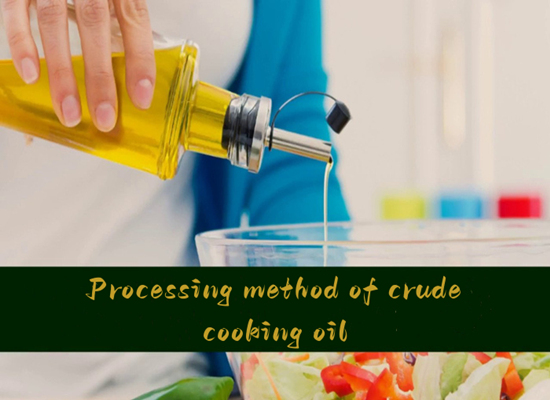 How to get vegetable oil from crude cooking oil?