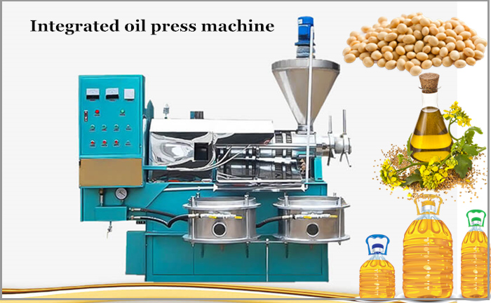 Automatic temperature controlled oil press machine photo