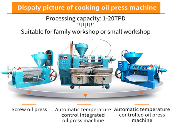 What cooking oil extraction machine can I choose?