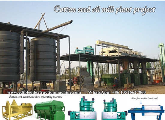 What are the extraction methods of cottonseed oil and what equipment is needed?