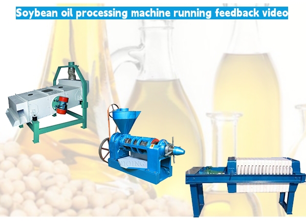 Soybean oil making machine feedback video from Ghana customer
