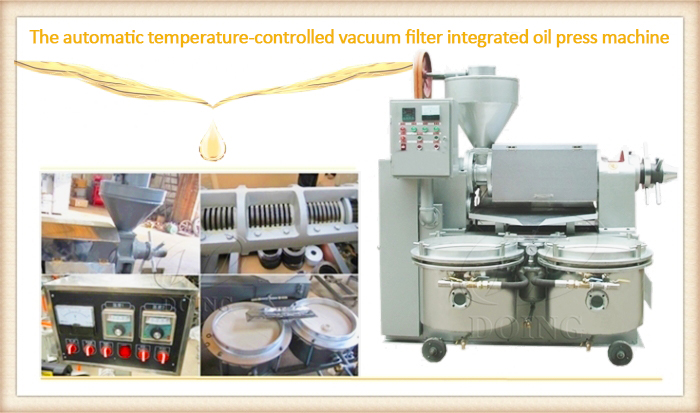 Oil press machine with filter photo
