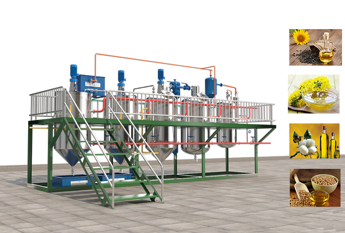 Rapeseed oil refining equipment