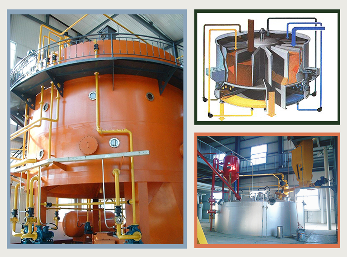 Edible oil solvent extraction equipment photo