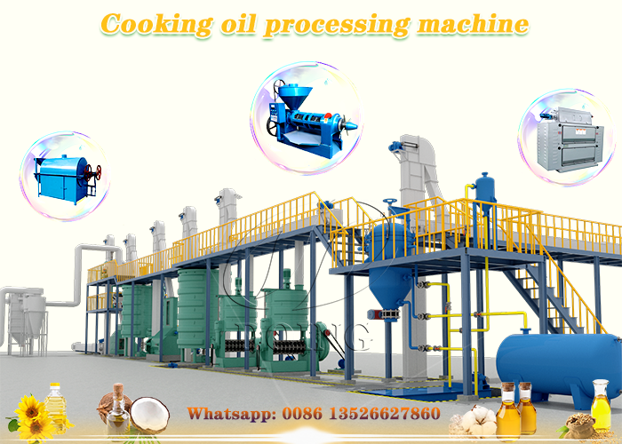 Edible oil production line photo