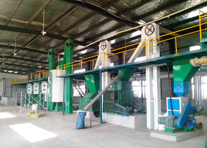 Edible oil production process using pressing machine photo