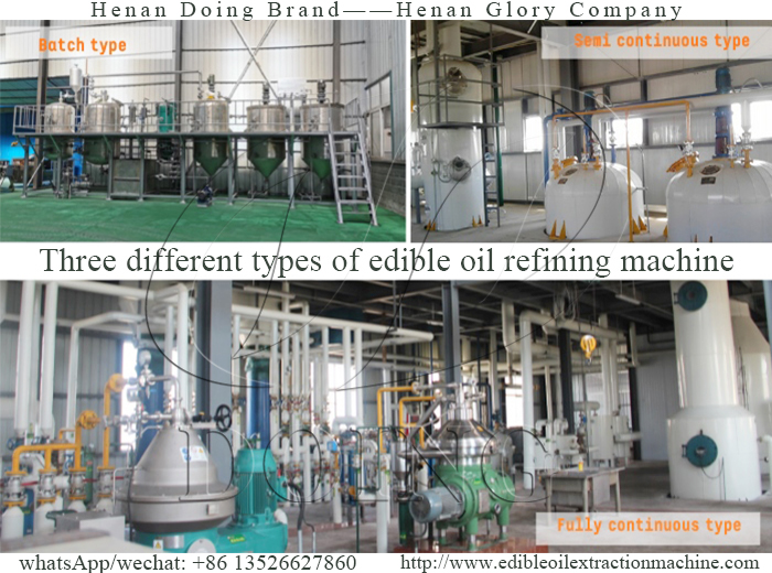 Edible oil refining production line photo