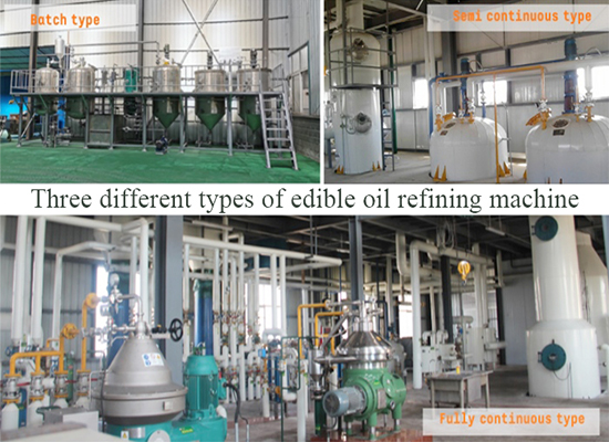 What are the main components of edible oil refining equipment?