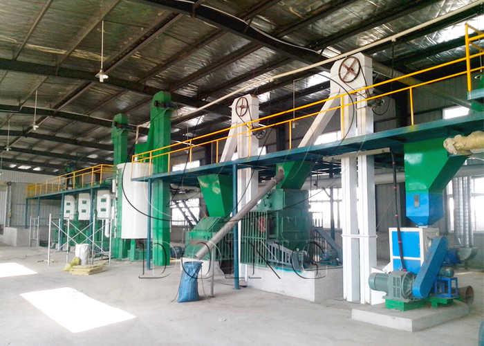 Edible oil processing line photo