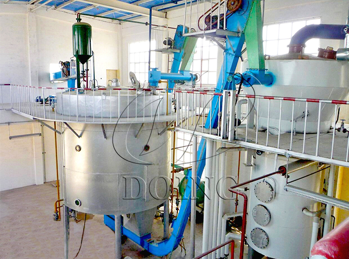Edible oil solvent extraction equipment photo