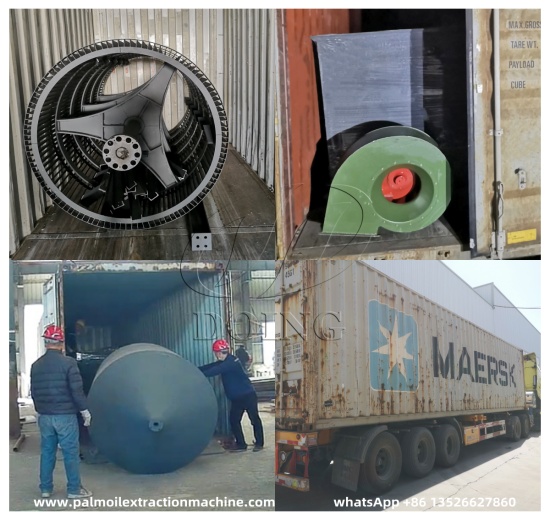 The 5TPH palm oil processing equipment purchased by a Liberian customer from Henan Glory Company has been successfully shipped.