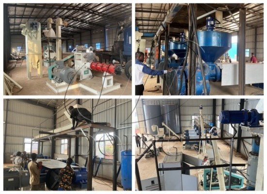 The 50tpd soybean oil extraction machines project is being installed in Nigeria