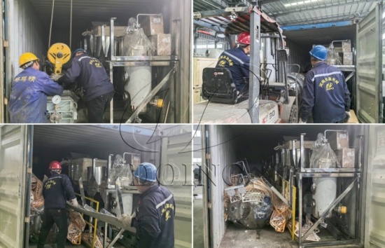 Henan Doing Company shipped 1TPH edible oil refining plant to Nigeria
