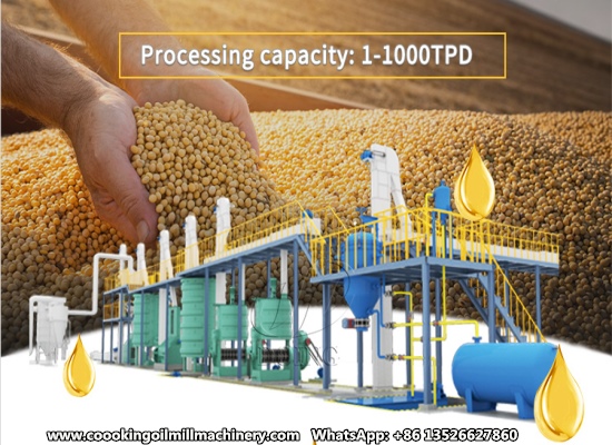 Soya bean oil processing line