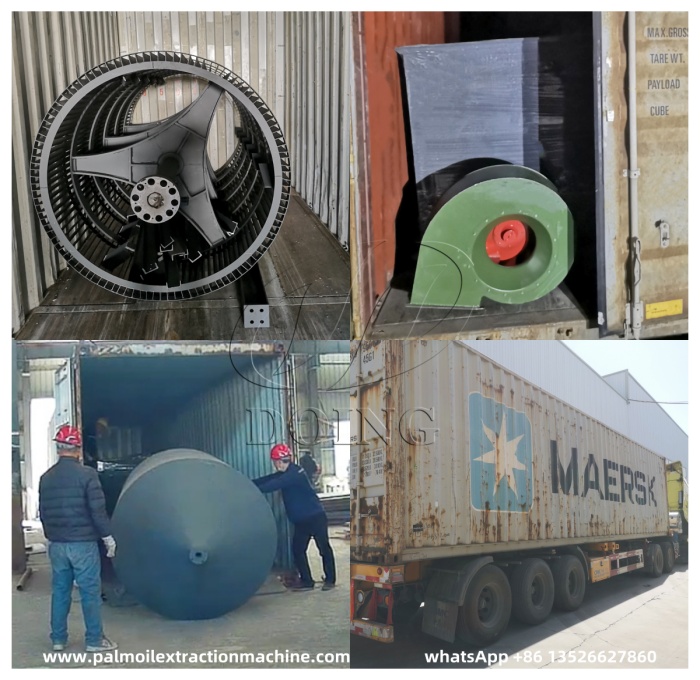 5TPH palm oil production line delivery site.jpg