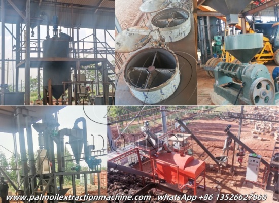 3TPH palm oil production line and palm kernel oil processing machines project successfully installed in Jinja, Uganda