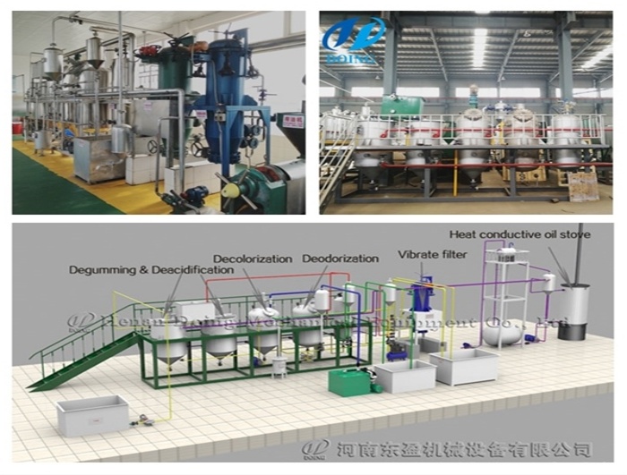 Small scale batch edible oil refining machine
