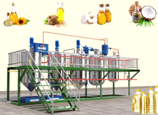A Nigerian customer successfully placed an order for edible oil refining machine manufactured by Henan Glory Company