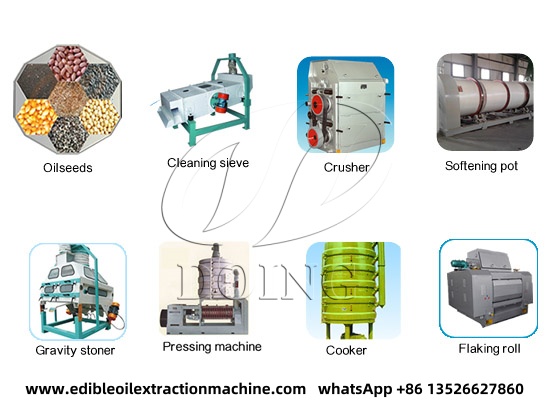What are the basic equipment needed for a groundnut oil commercial production?