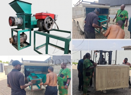 Henan Doing Nig. Co.,Ltd Delivers 500kg/h Single Screw Palm Oil Press to Nigerian Client