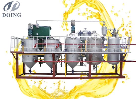 1-10tpd batch type peanut oil refining machine