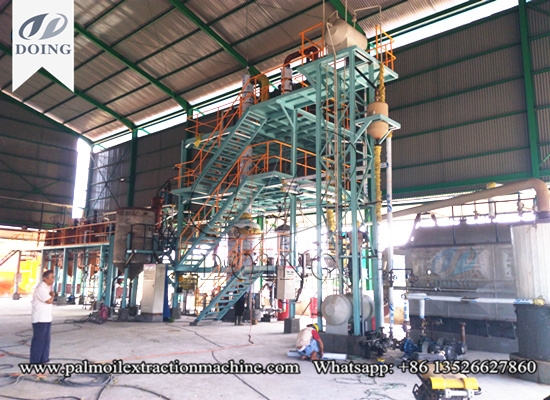 5tpd palm oil physical refinery plant successfully installed in Indonesia