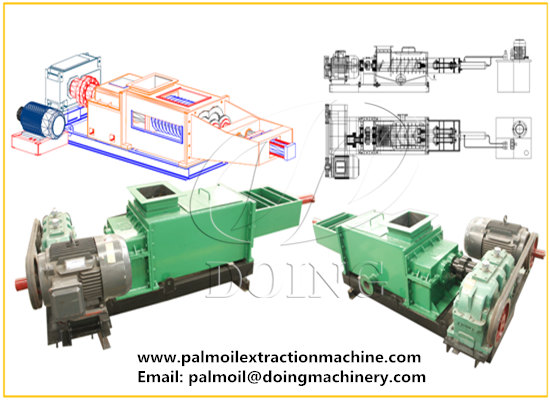 1tph palm oil extraction machine runing video