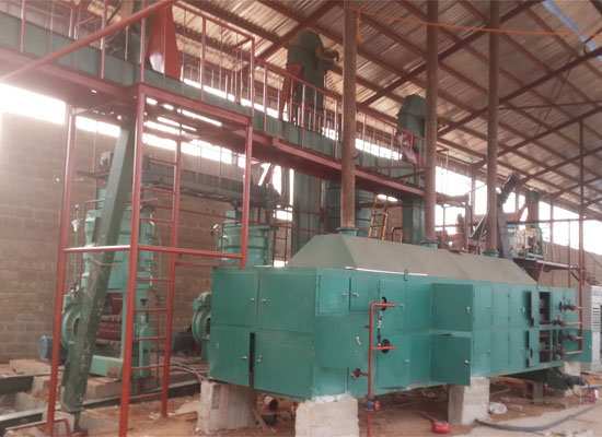 Palm kernel pretreatment plant