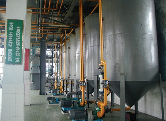 sesame oil refinery plant