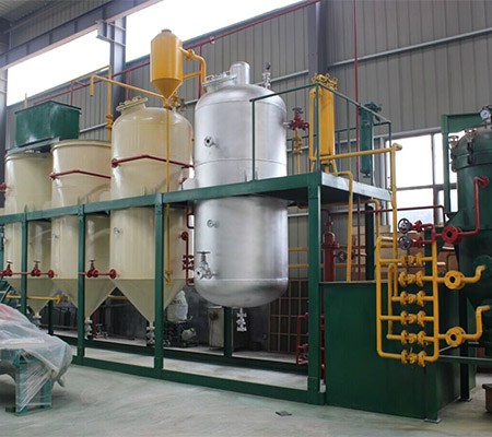 sesame oil refinery plant 