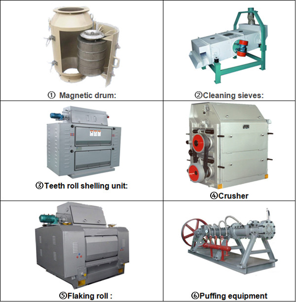 oil seeds pretreatment machine 