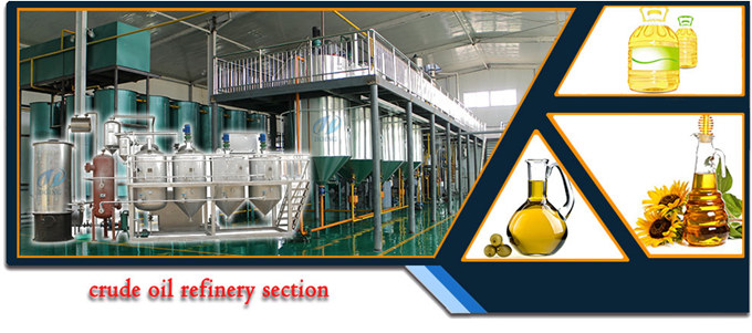 cooking oil refinery plant 