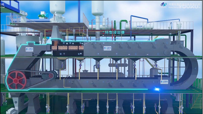 3D animation of vegetable oil extraction plant 